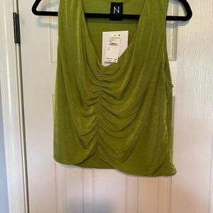 Naked Wardrobe Draped Cropped Tank